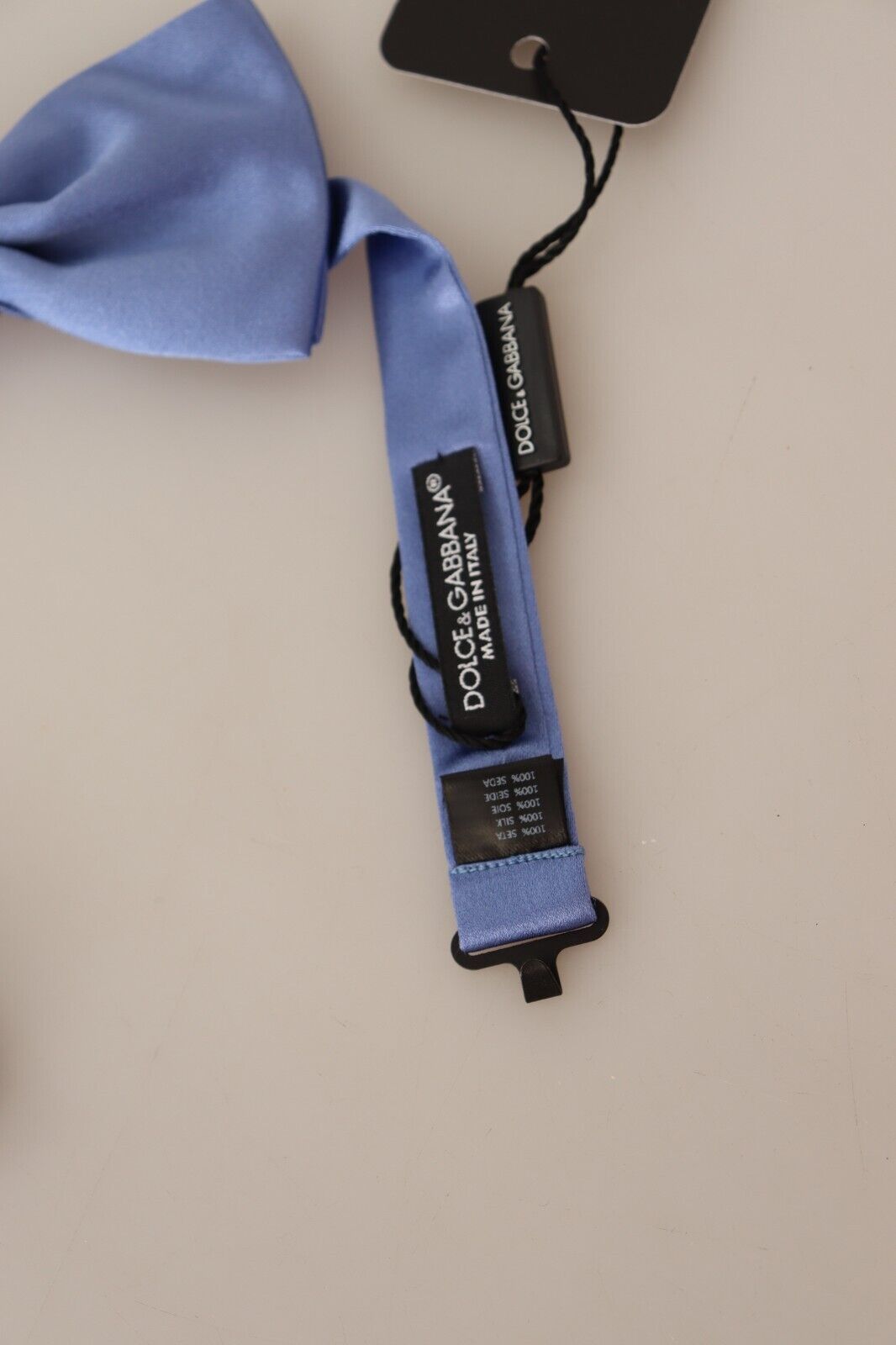 Dolce & Gabbana Elegant Purple Silk Bow Tie - ACCEXO