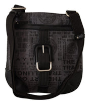 WAYFARER Gray Printed Logo Shoulder Crossbody Purse Bag - ACCEXO