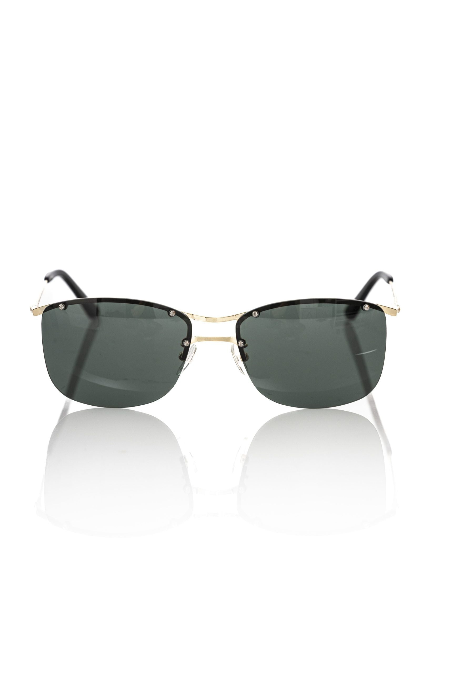 Frankie Morello Black Metallic Fiber Men Sunglass - ACCEXO