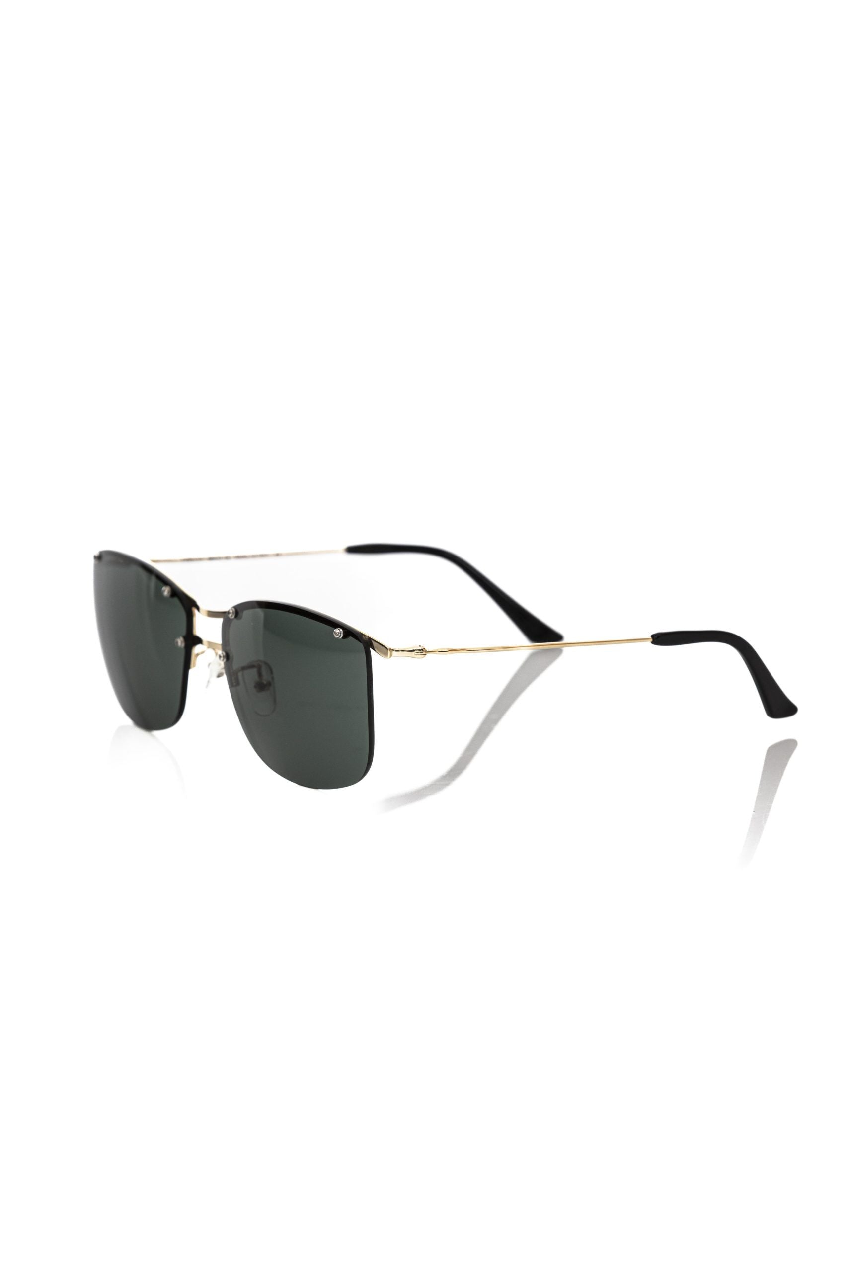 Frankie Morello Black Metallic Fiber Men Sunglass - ACCEXO