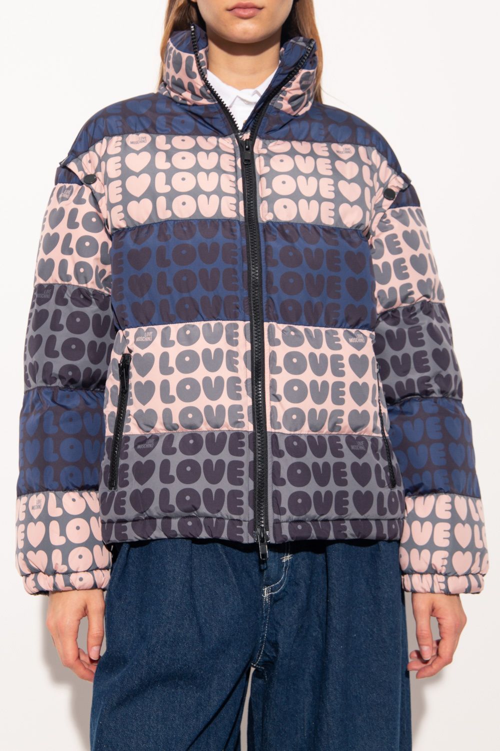 Love Moschino Multicolor Polyester Women Jacket - ACCEXO