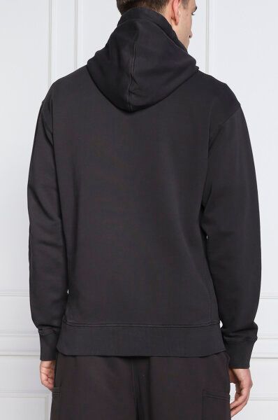 Hugo Boss Elegant Dark Blue Cotton Hooded Sweatshirt - ACCEXO