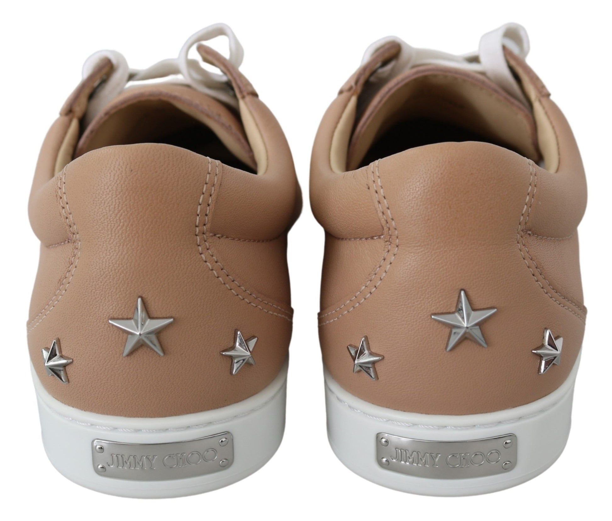 Jimmy Choo Powder Pink Nappa Leather Sneakers - ACCEXO