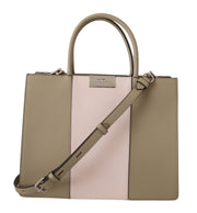Karl Lagerfeld Elegant Sage Green Tote Shoulder Bag - ACCEXO
