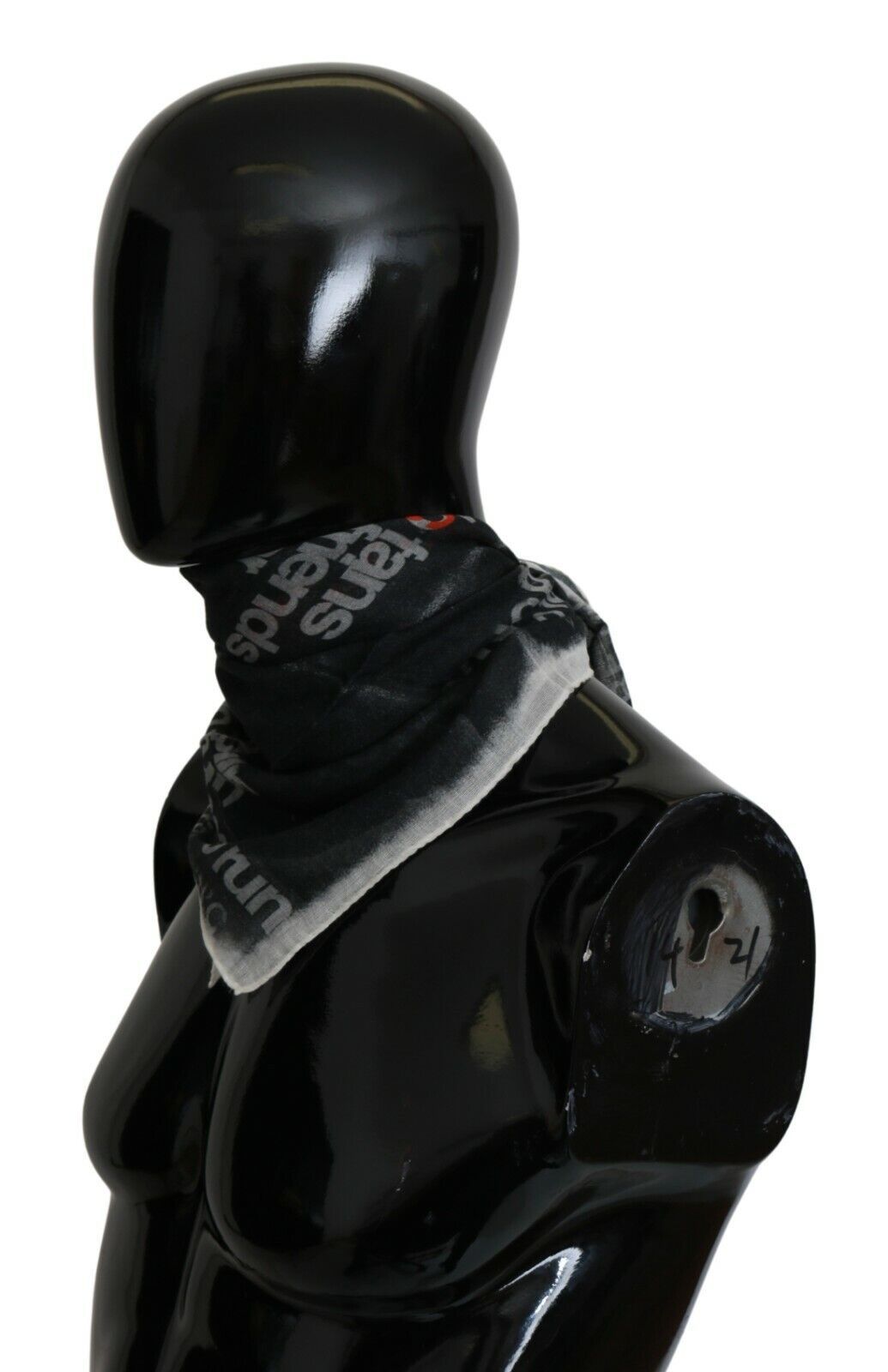 Costume National Monochrome Wool-Blend Scarf Bandana - ACCEXO