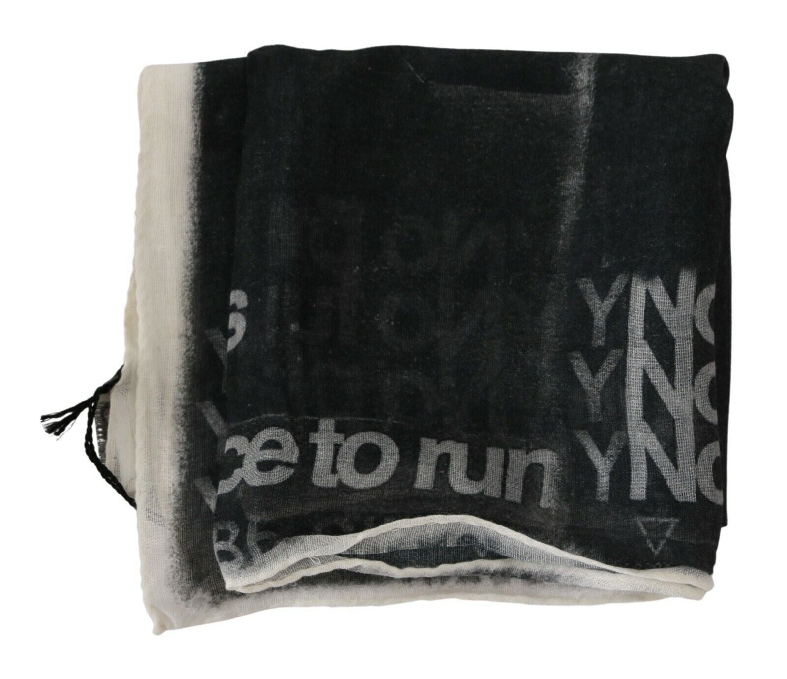 Costume National Monochrome Wool-Blend Scarf Bandana - ACCEXO