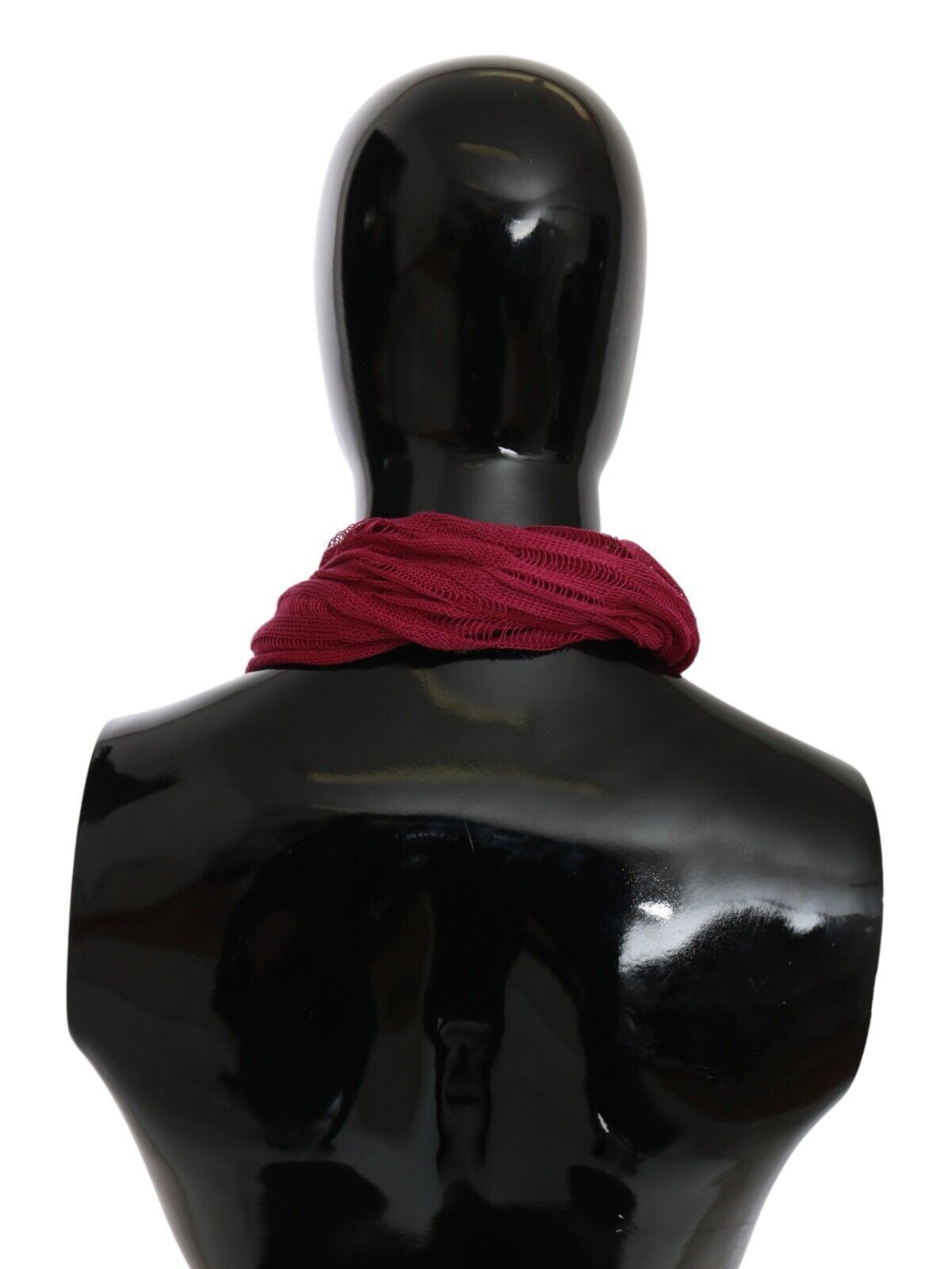 John Galliano Bordeaux Elegance Foulard Shawl Scarf - ACCEXO