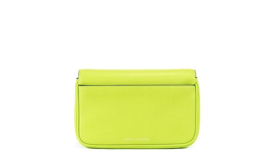 Marc Jacobs The J Marc Green Glow Smooth Leather Shoulder Crossbody Handbag - ACCEXO