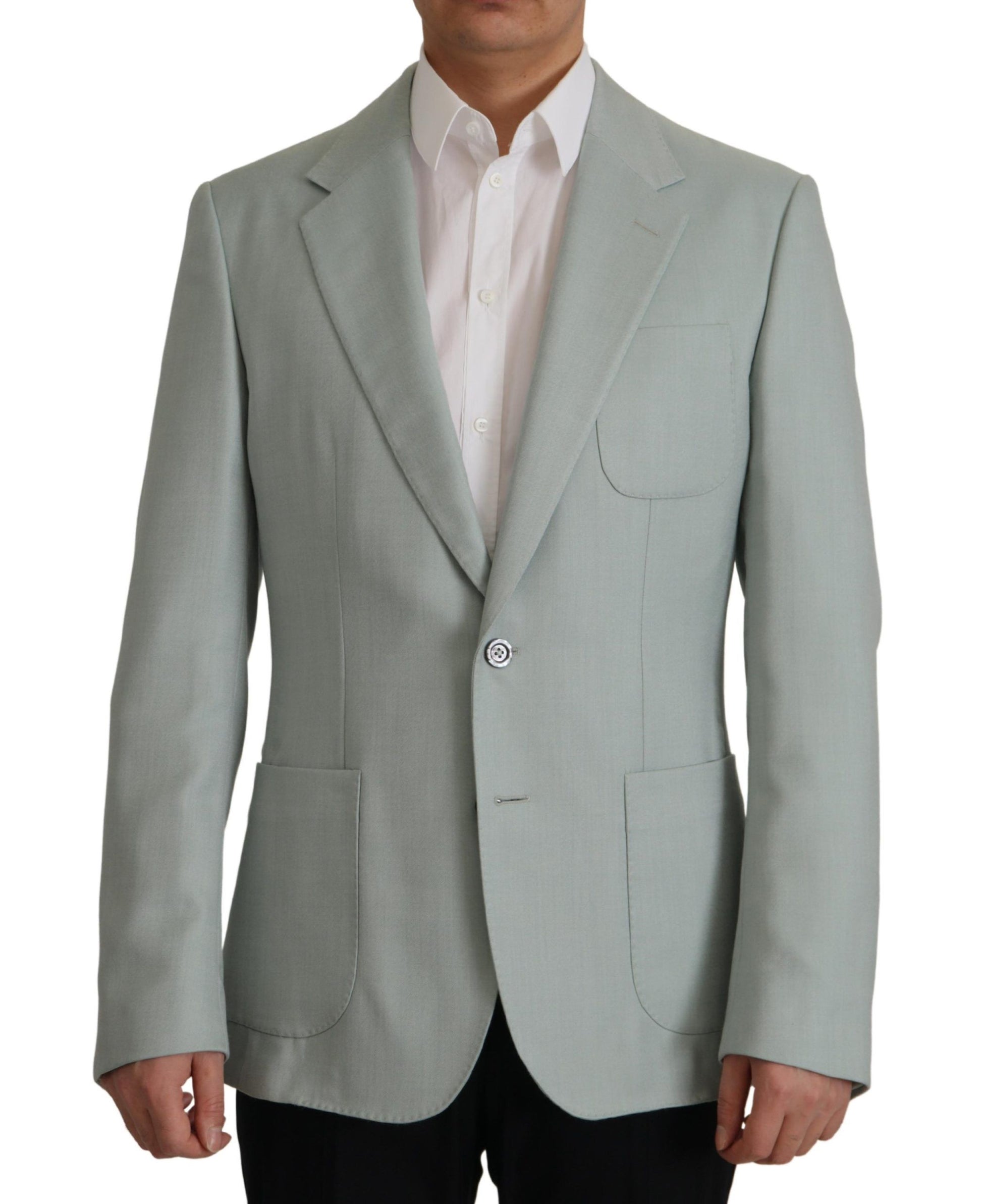 Dolce & Gabbana Elegant Slim Fit Cashmere Silk Blazer Jacket - ACCEXO