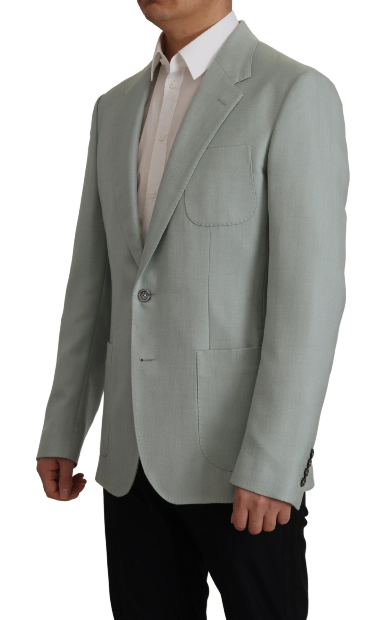 Dolce & Gabbana Elegant Slim Fit Cashmere Silk Blazer Jacket - ACCEXO