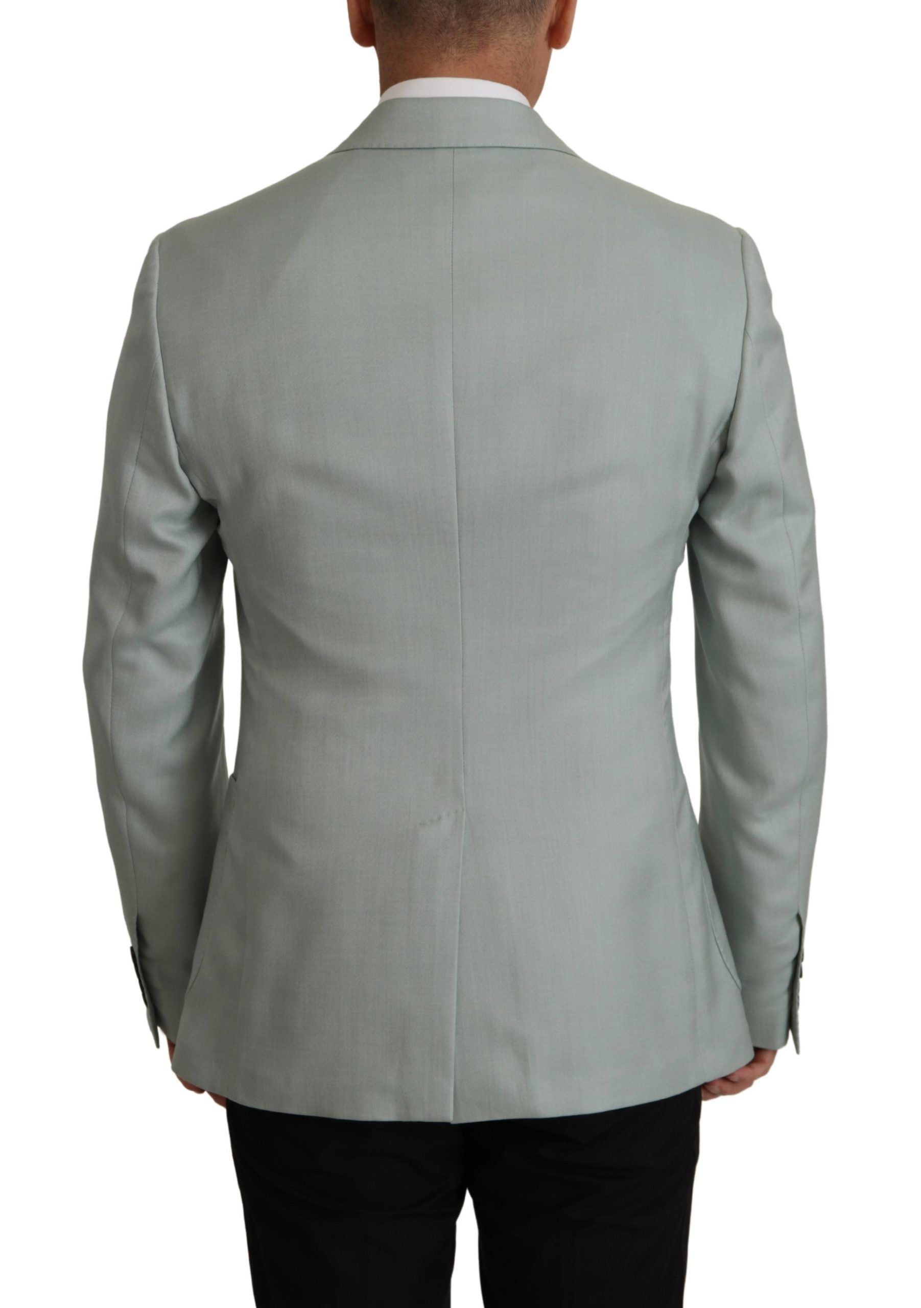 Dolce & Gabbana Elegant Slim Fit Cashmere Silk Blazer Jacket - ACCEXO