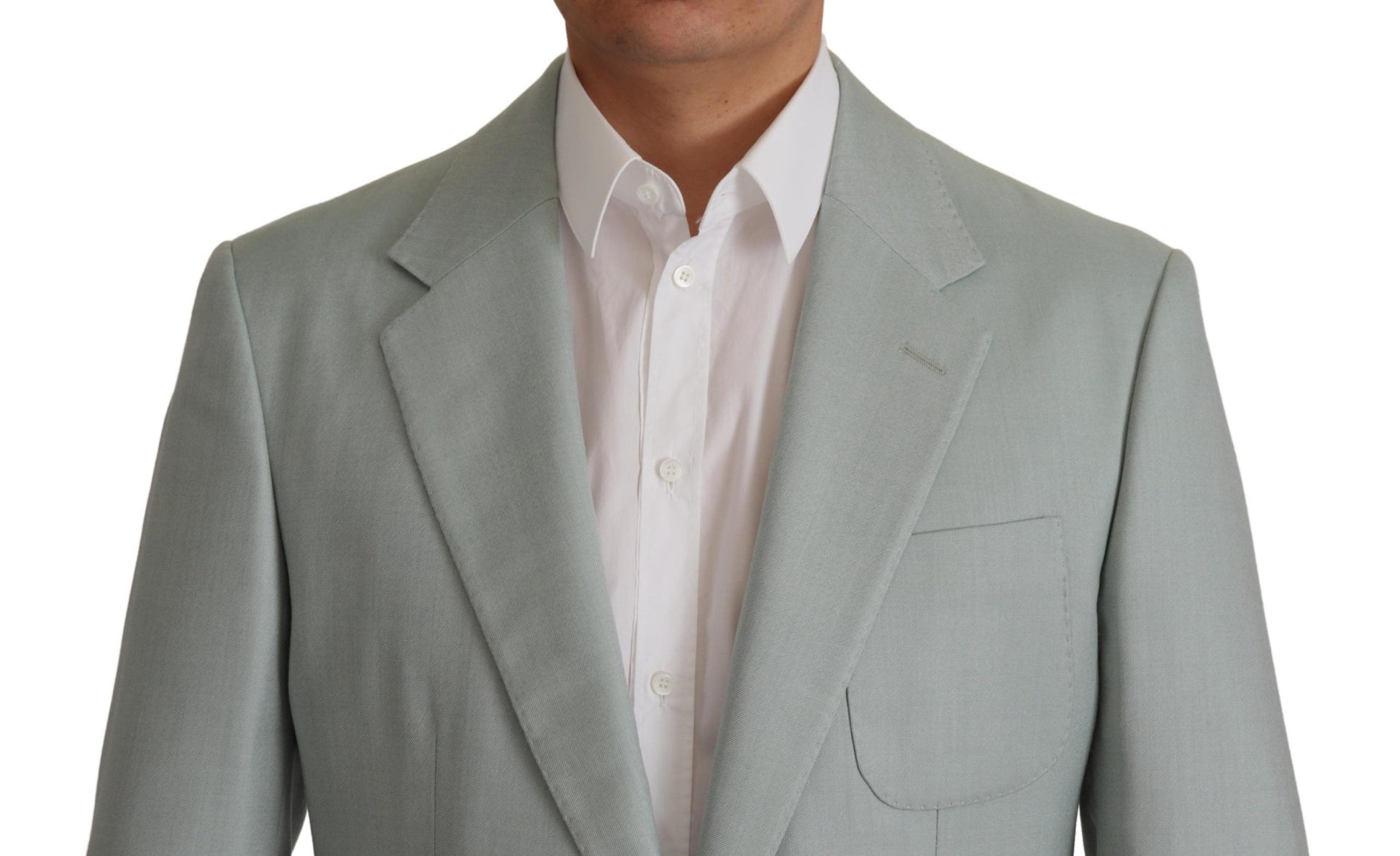 Dolce & Gabbana Elegant Slim Fit Cashmere Silk Blazer Jacket - ACCEXO