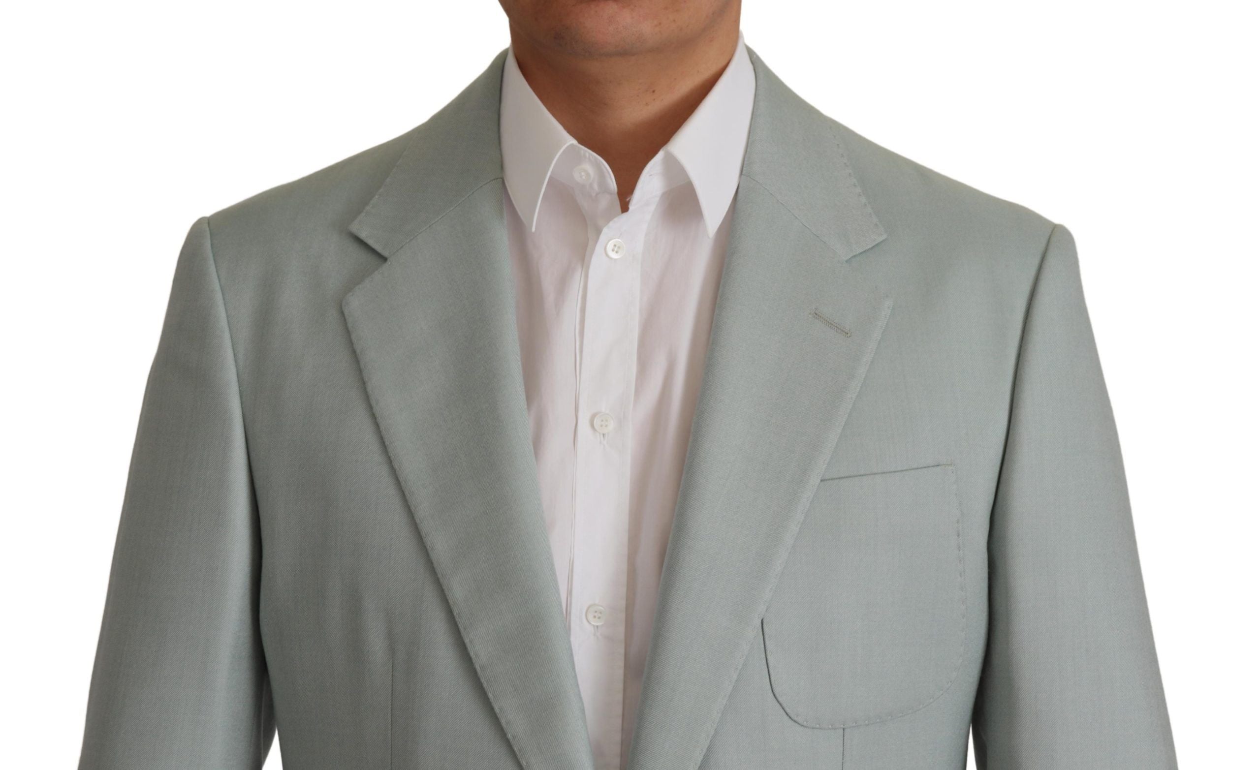 Dolce & Gabbana Elegant Slim Fit Cashmere Silk Blazer Jacket - ACCEXO