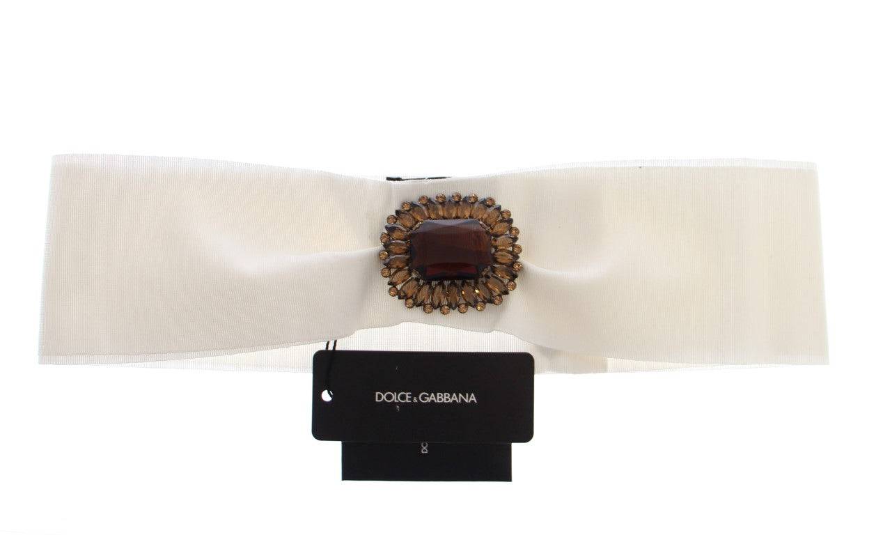 Dolce & Gabbana Embellished Snap Button Waist Belt - ACCEXO
