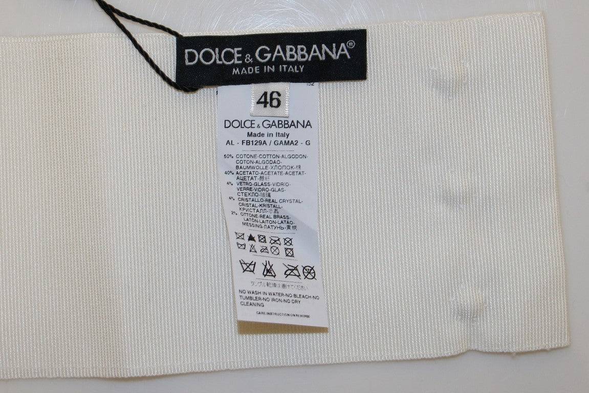 Dolce & Gabbana Embellished Snap Button Waist Belt - ACCEXO
