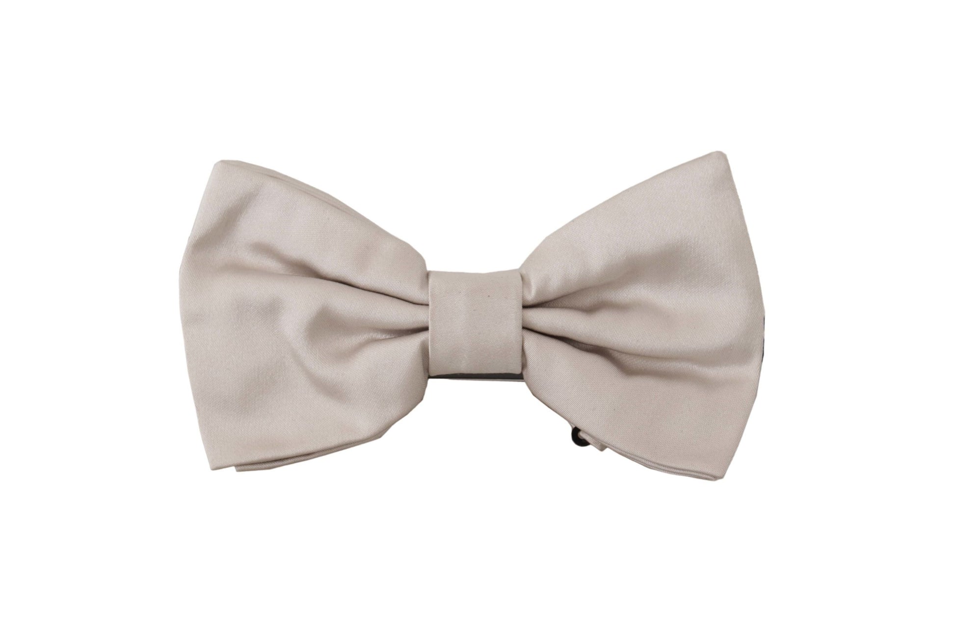 Dolce & Gabbana Exquisite Silk Gray Bow Tie - ACCEXO
