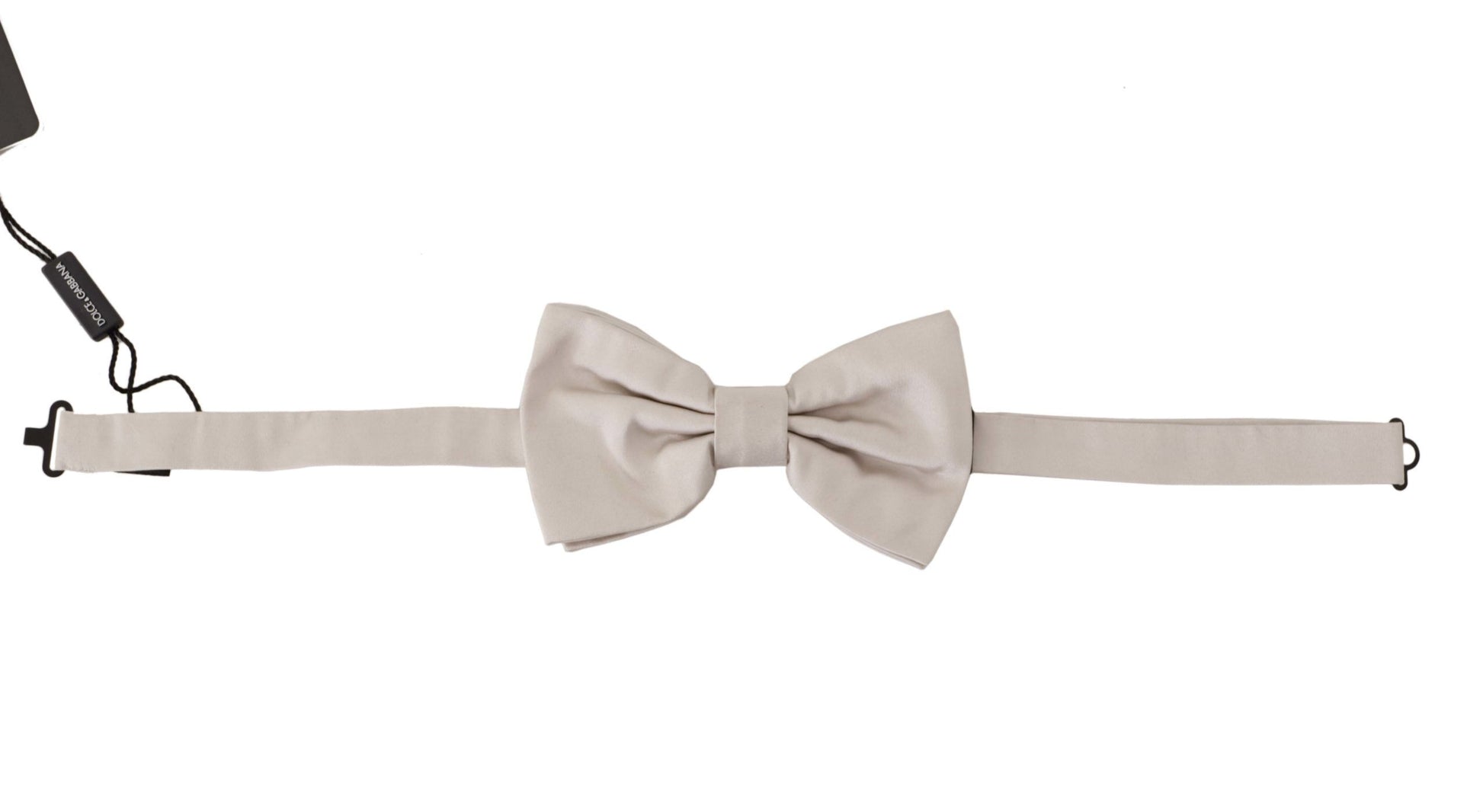 Dolce & Gabbana Exquisite Silk Gray Bow Tie - ACCEXO