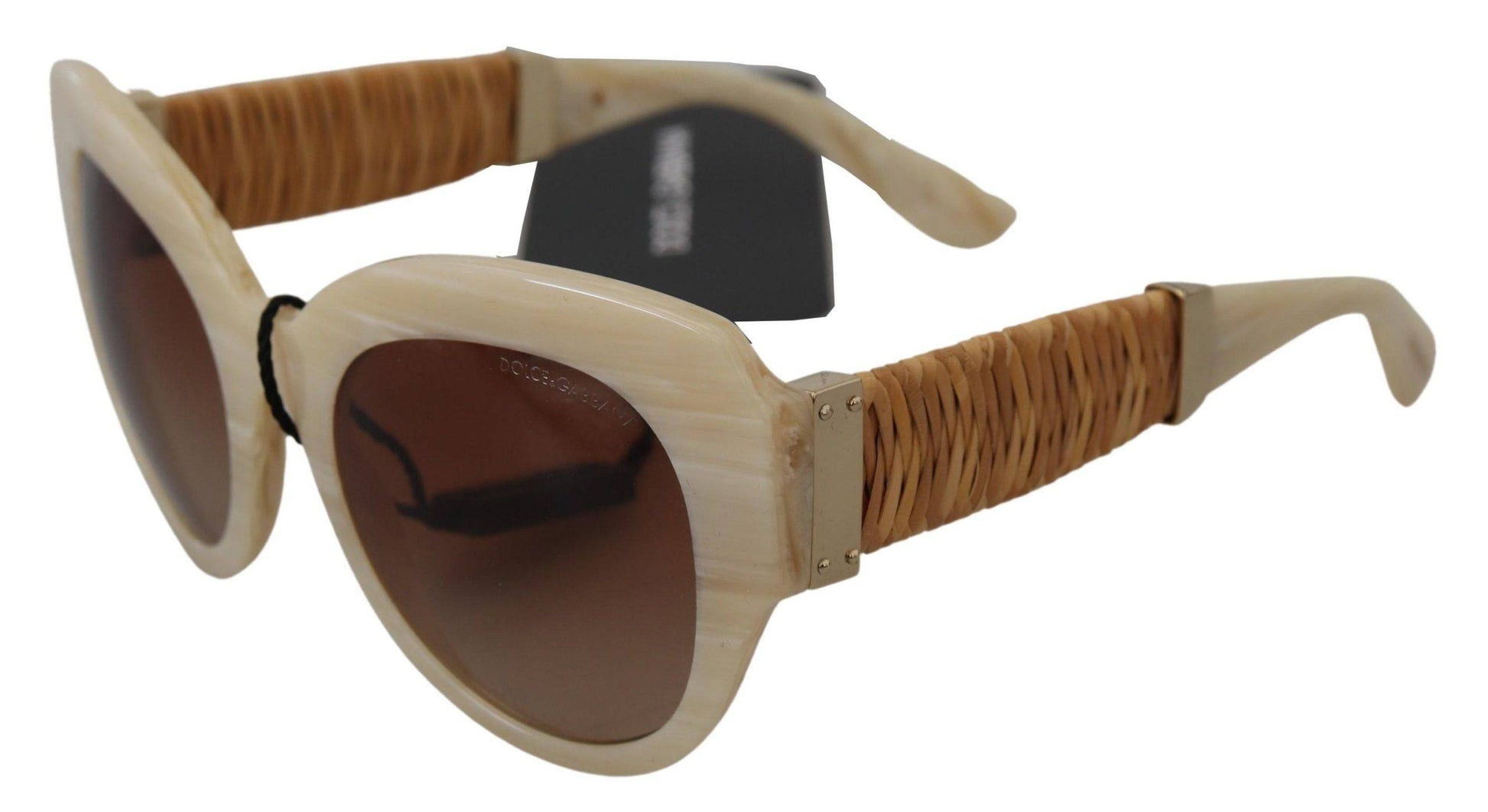 Dolce & Gabbana Beige Chic Acetate Women's Sunglasses - ACCEXO