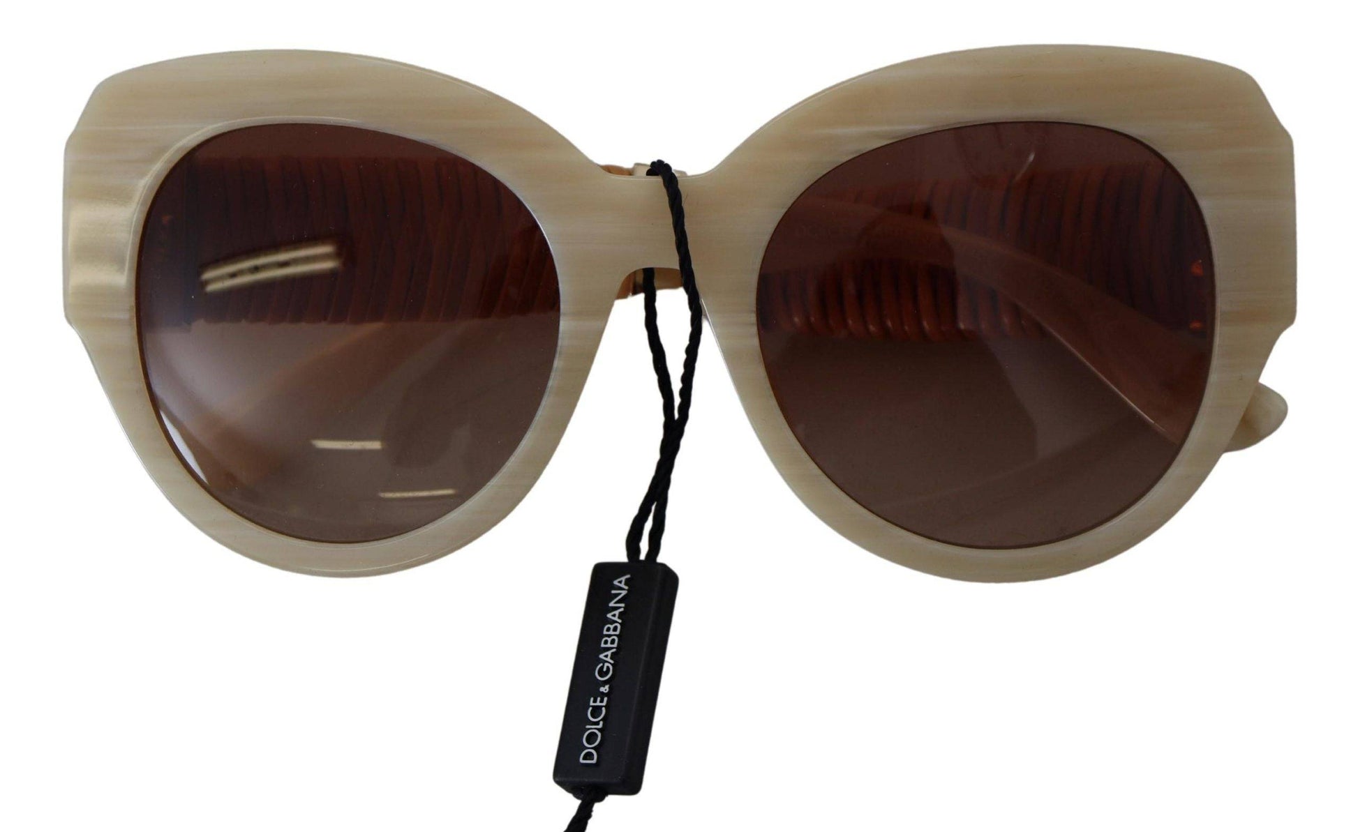 Dolce & Gabbana Beige Chic Acetate Women's Sunglasses - ACCEXO