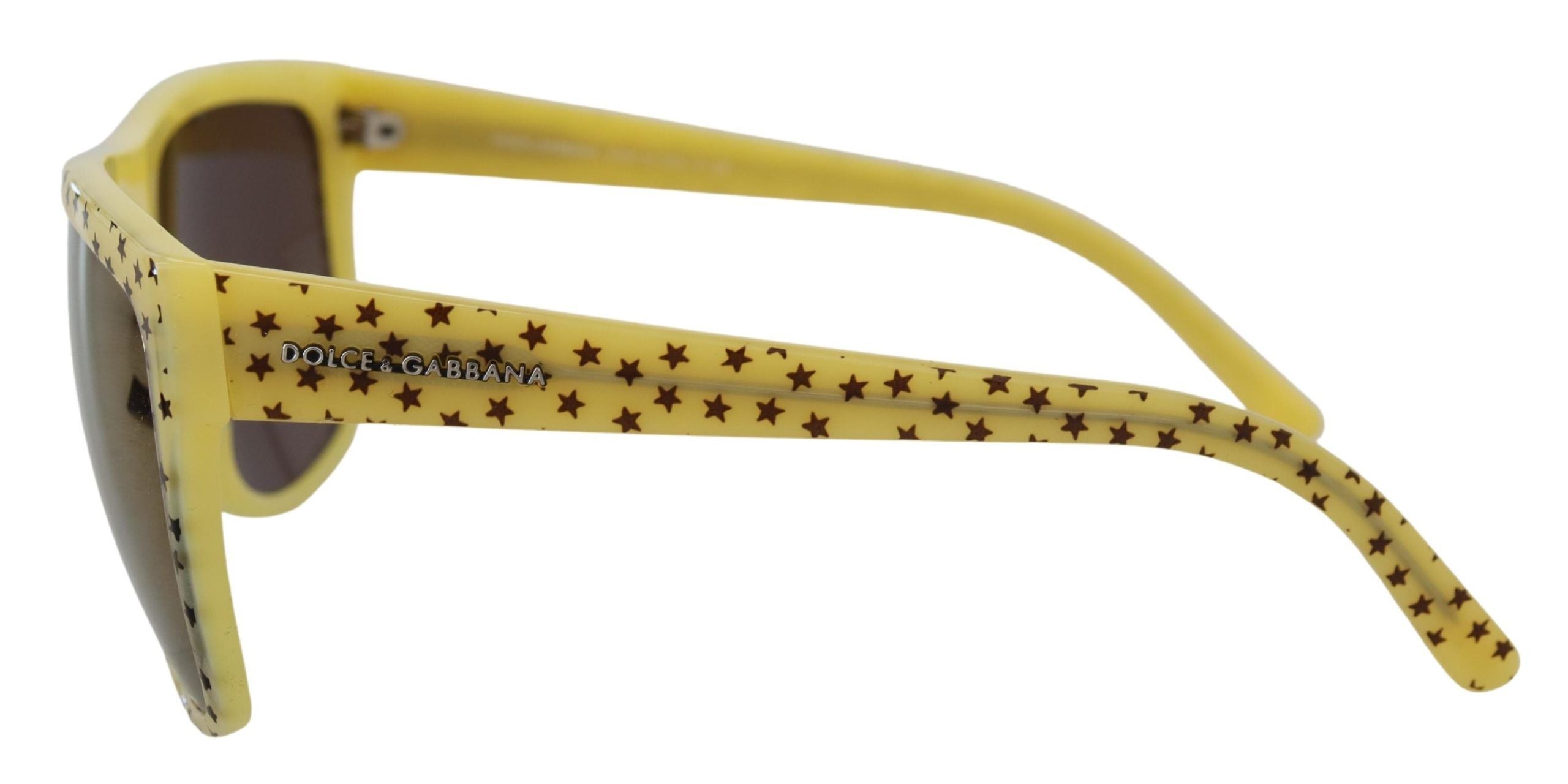 Dolce & Gabbana Stellar Chic Square Sunglasses in Yellow - ACCEXO
