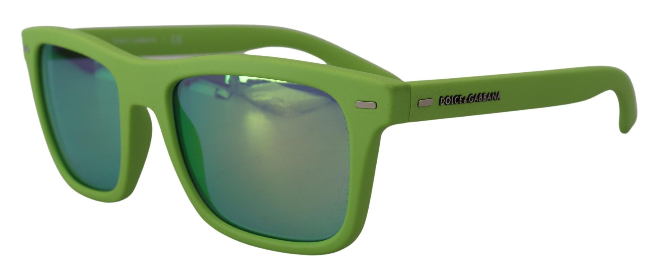 Dolce & Gabbana Acid Green Chic Full Rim Sunglasses - ACCEXO