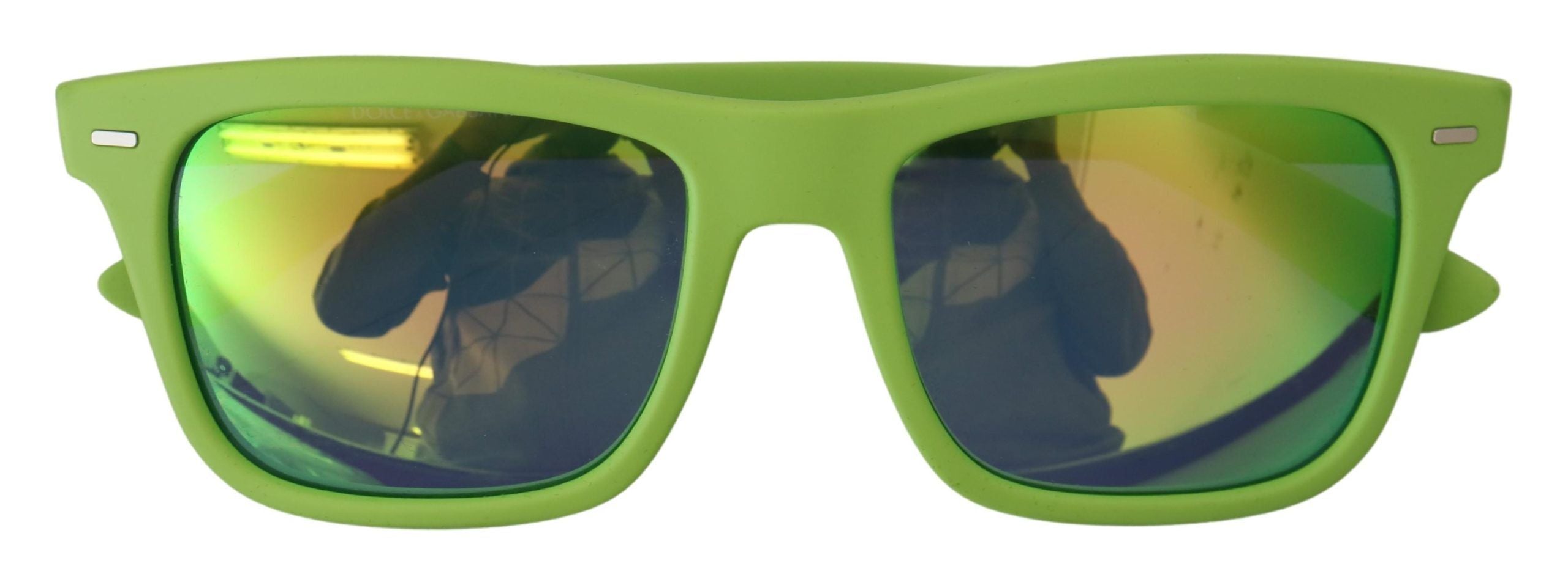 Dolce & Gabbana Acid Green Chic Full Rim Sunglasses - ACCEXO