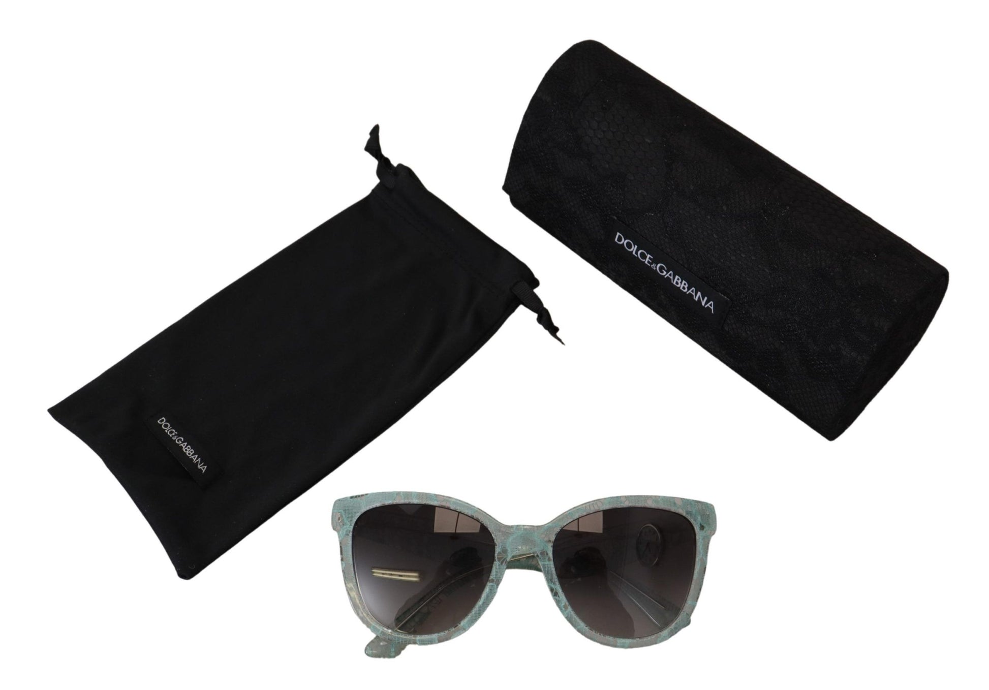 Dolce & Gabbana Elegant Sicilian Lace Designer Sunglasses - ACCEXO