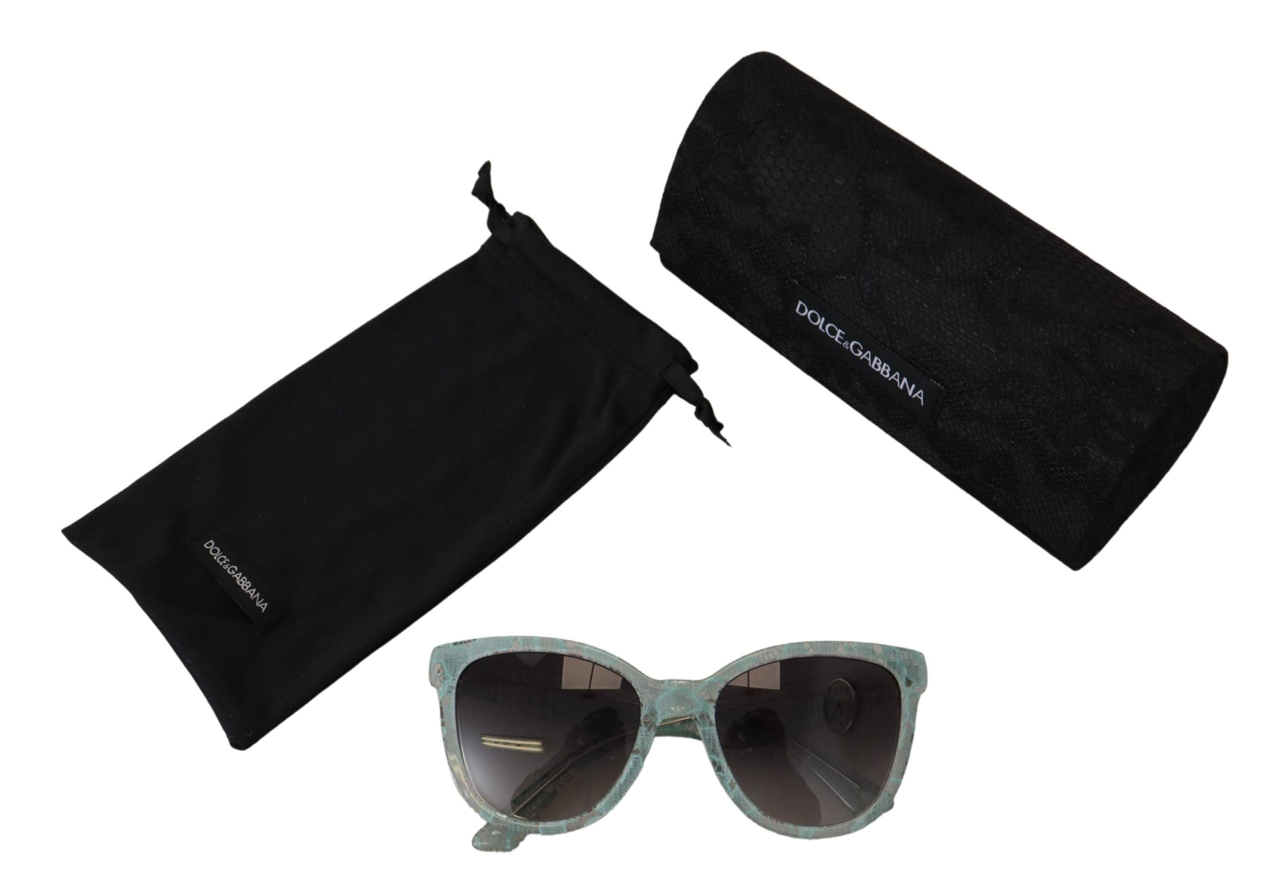Dolce & Gabbana Elegant Sicilian Lace Designer Sunglasses - ACCEXO