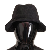Dolce & Gabbana Elegant Gray Trilby Hat in Wool and Cashmere - ACCEXO