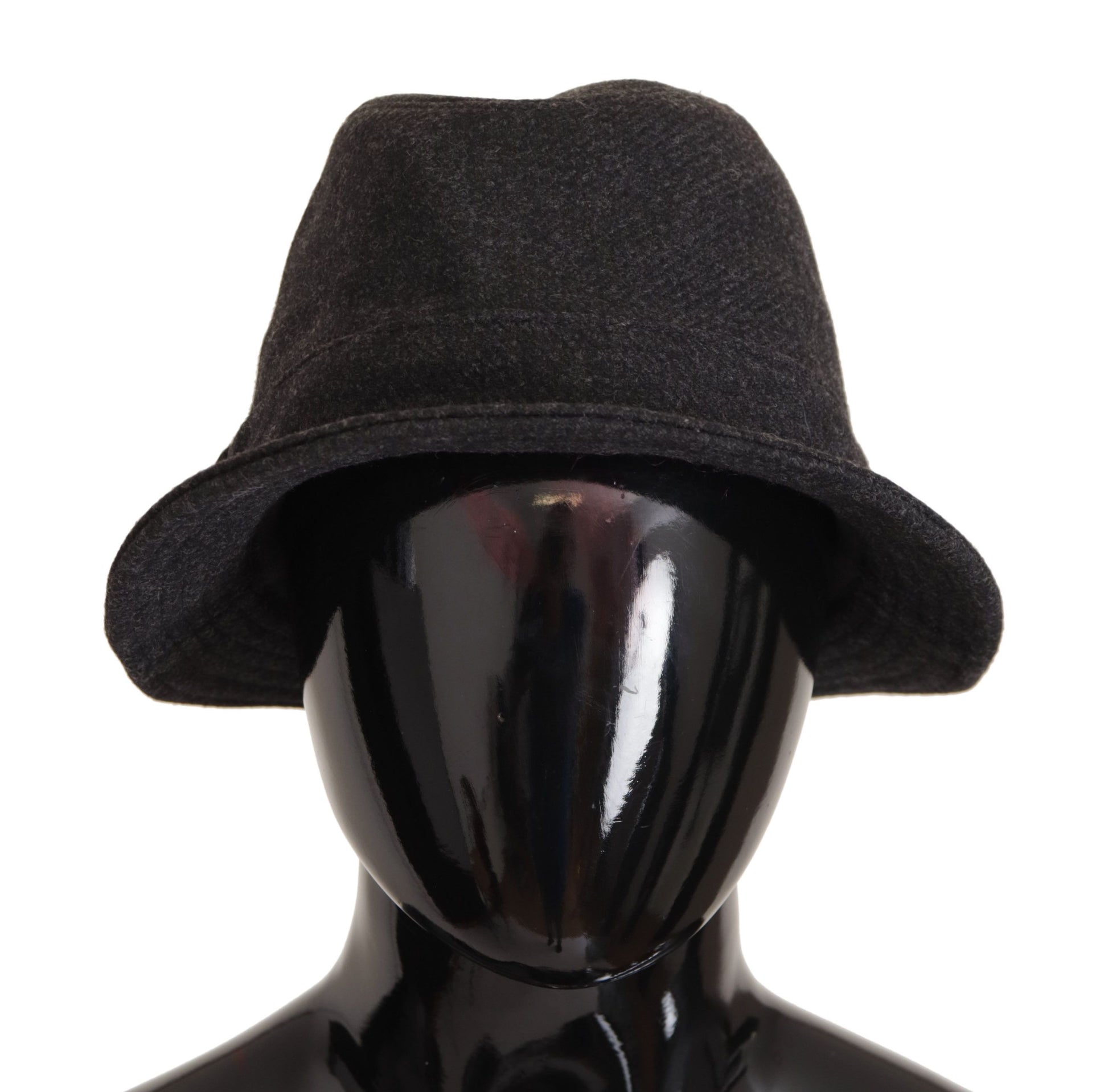 Dolce & Gabbana Elegant Gray Trilby Hat in Wool and Cashmere - ACCEXO
