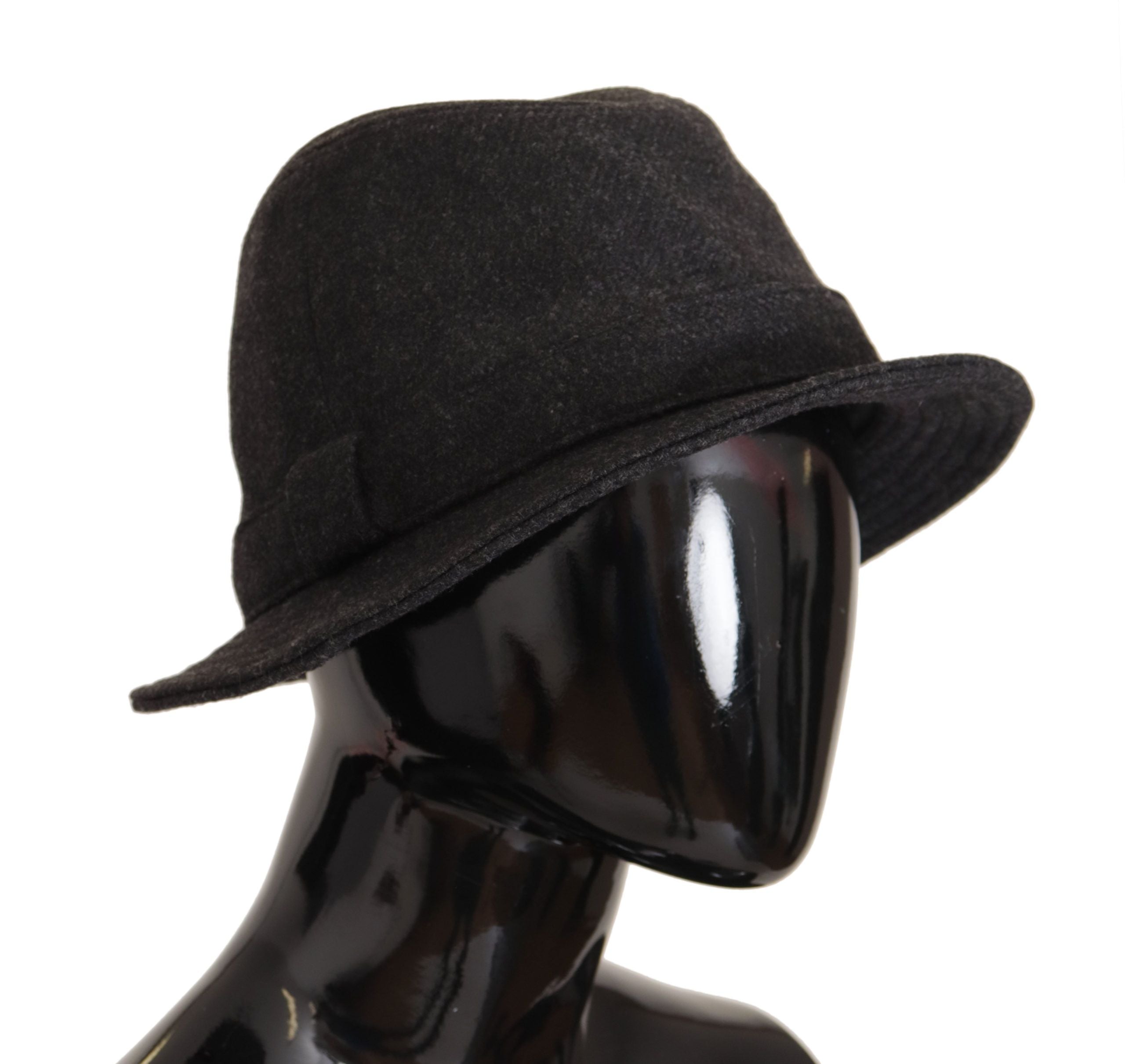 Dolce & Gabbana Elegant Gray Trilby Hat in Wool and Cashmere - ACCEXO