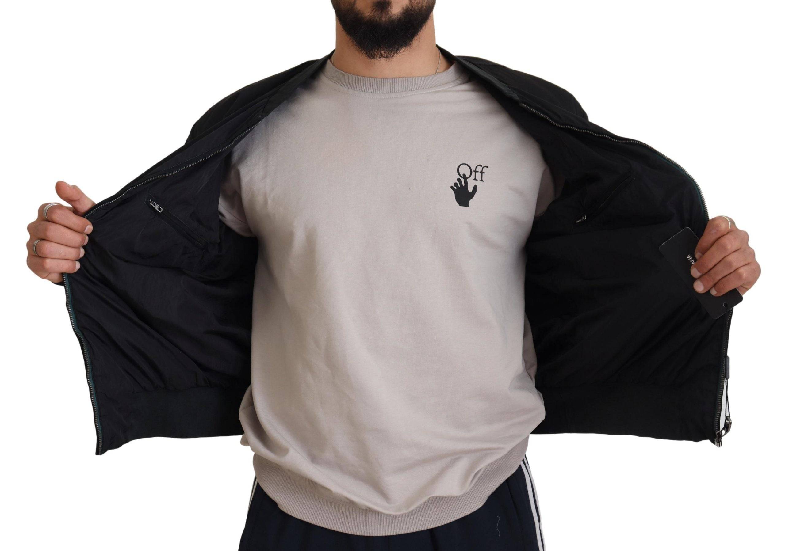 Dolce & Gabbana Elegant Black Bomber Jacket - ACCEXO