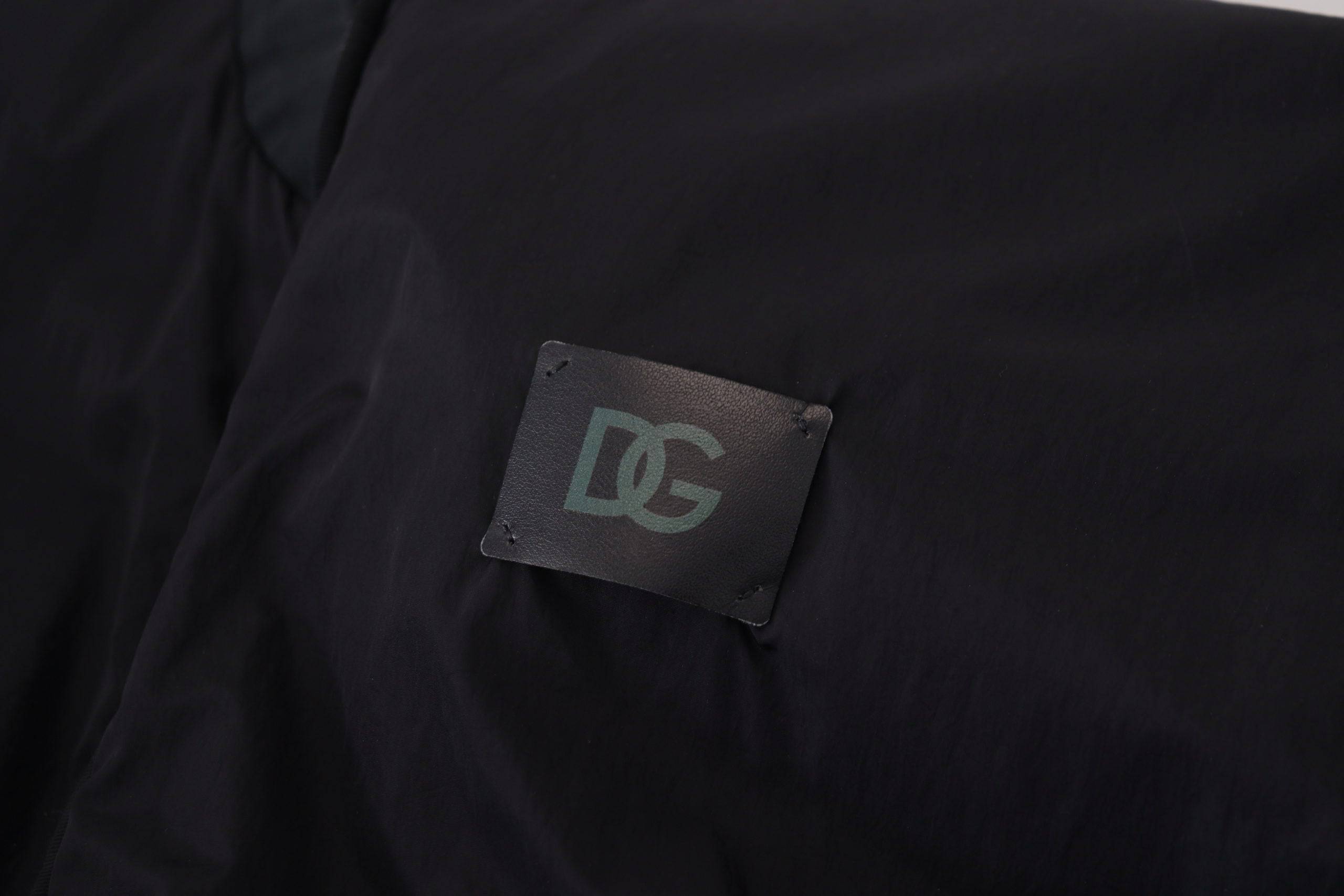 Dolce & Gabbana Elegant Black Bomber Jacket - ACCEXO