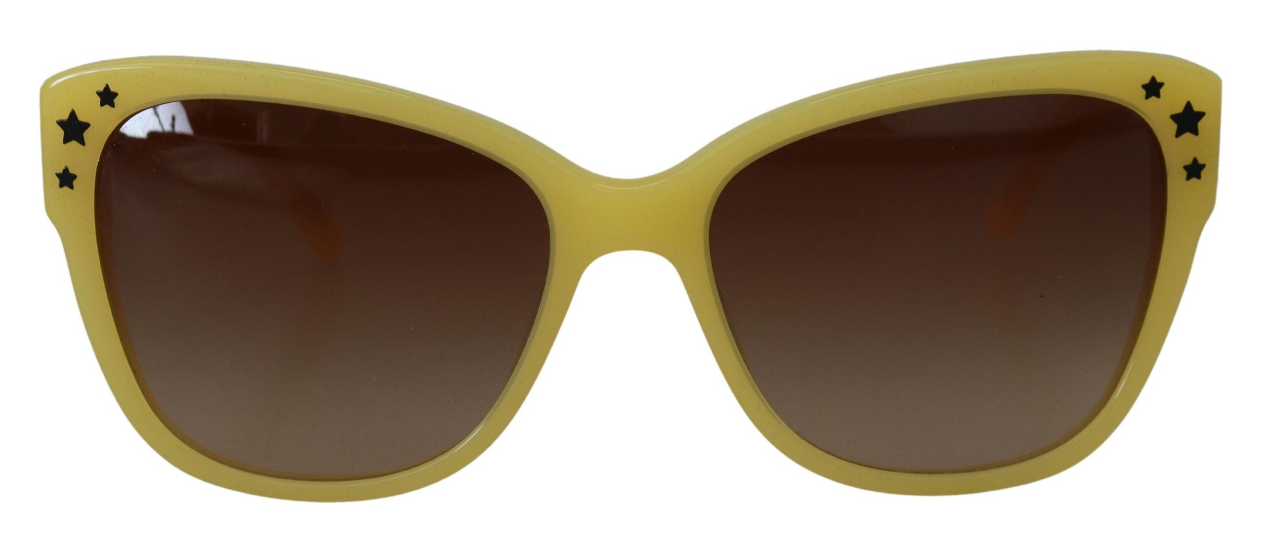 Dolce & Gabbana Chic Yellow Acetate Gradient Sunglasses - ACCEXO