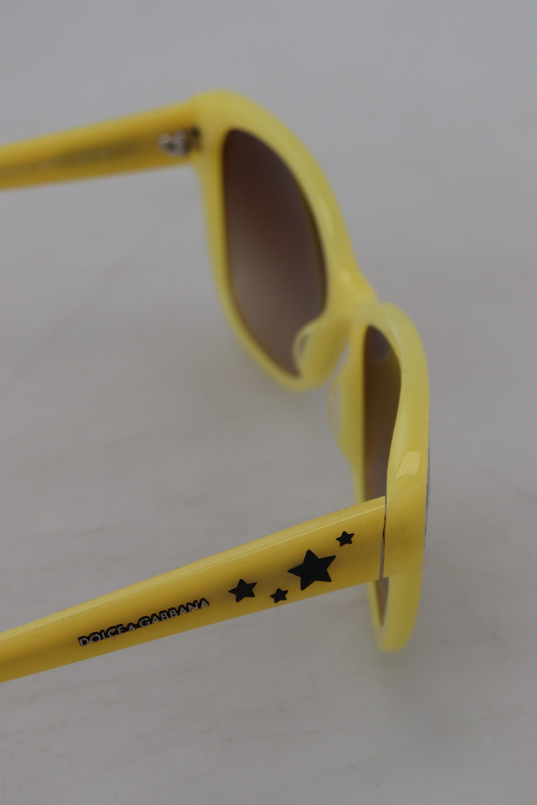 Dolce & Gabbana Chic Yellow Acetate Gradient Sunglasses - ACCEXO