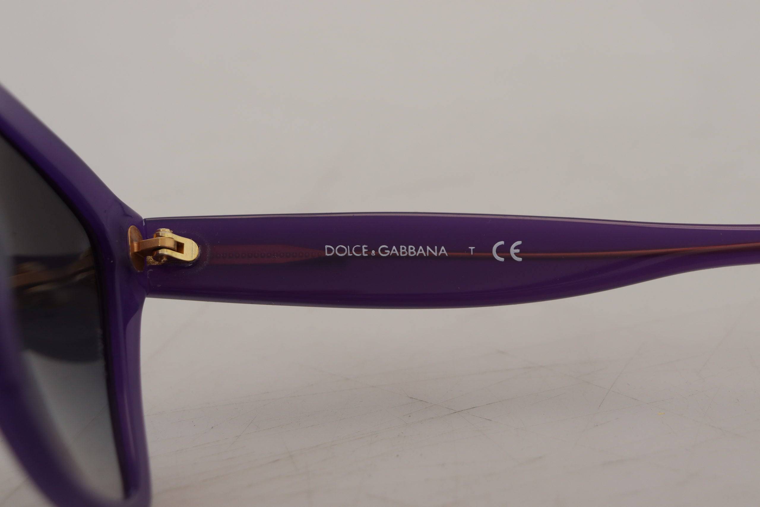 Dolce & Gabbana Elegant Purple Gradient Lens Sunglasses - ACCEXO