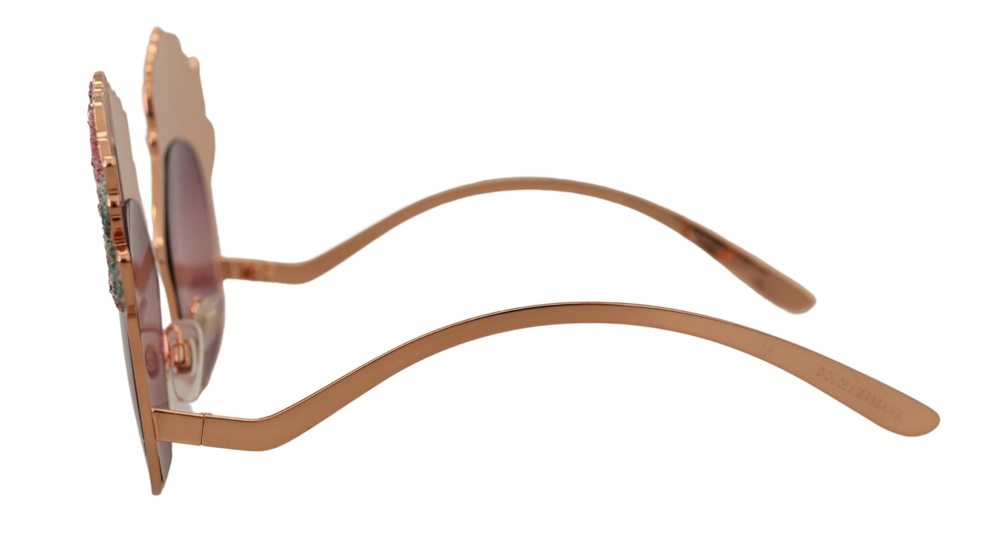 Dolce & Gabbana Chic Rose Sequin Embroidered Sunglasses - ACCEXO