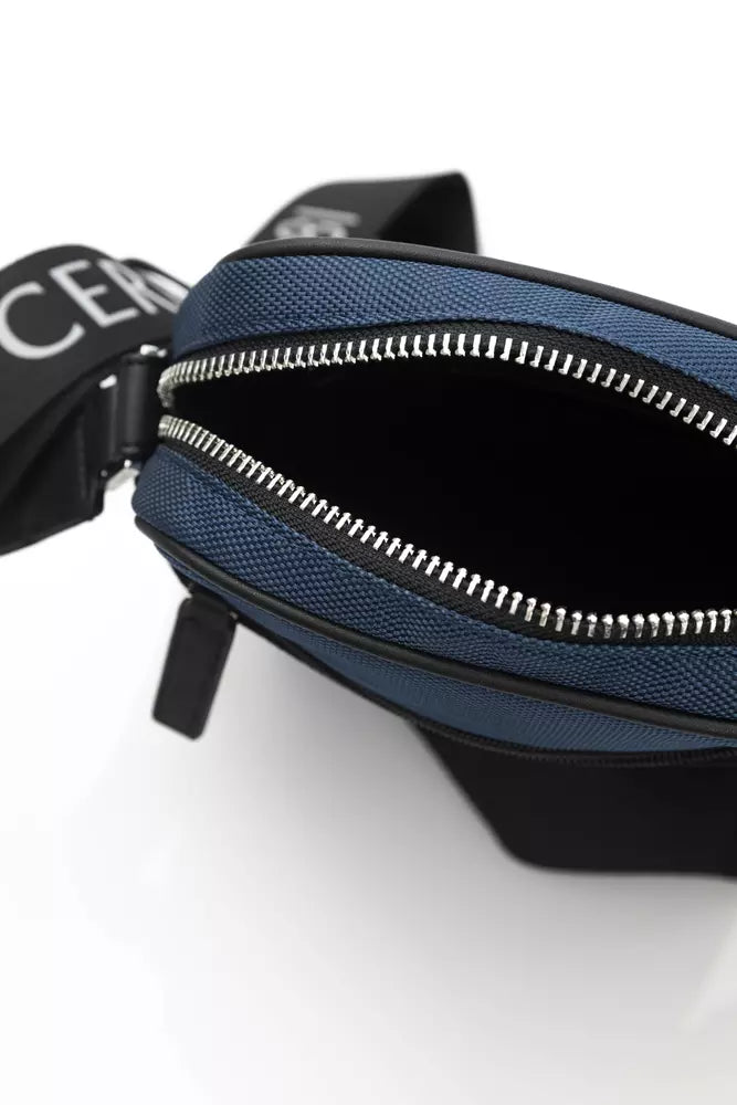 Cerruti 1881 Blue Nylon Men Messenger Bag - ACCEXO