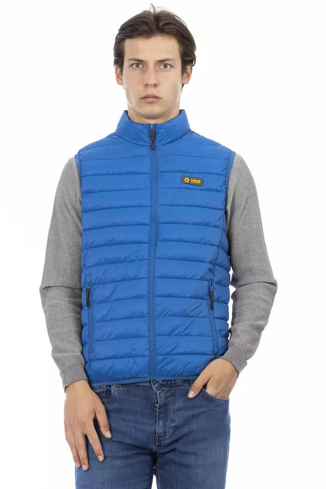 Ciesse Outdoor Blue Polyester Men Sleeveless Jacket - ACCEXO