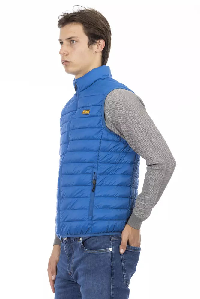 Ciesse Outdoor Blue Polyester Men Sleeveless Jacket - ACCEXO
