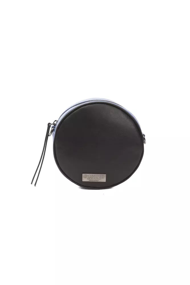 Pompei Donatella Black Leather Women Crossbody Bag - ACCEXO