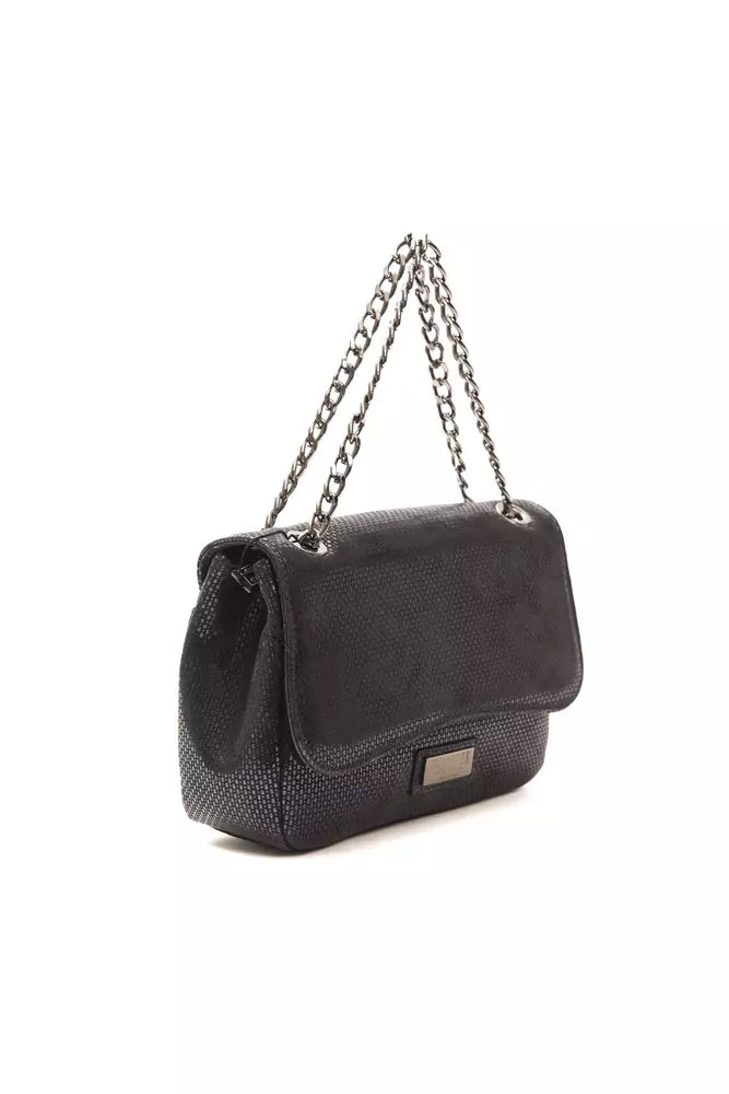 Pompei Donatella Blue Leather Women Crossbody Bag - ACCEXO