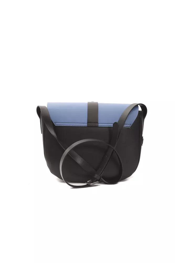 Pompei Donatella Blue Leather Women Crossbody Bag - ACCEXO