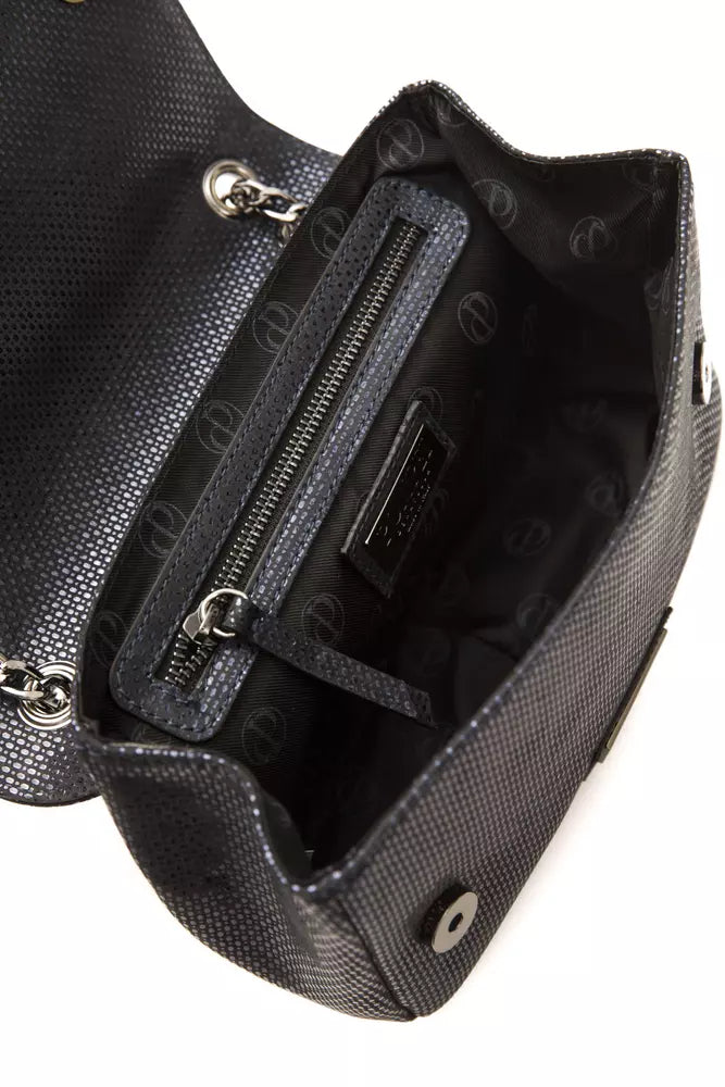 Pompei Donatella Blue Leather Women Crossbody Bag - ACCEXO