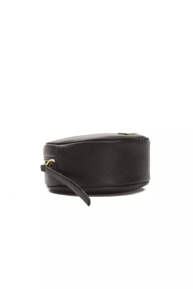 Pompei Donatella Black Leather Women Crossbody Bag - ACCEXO