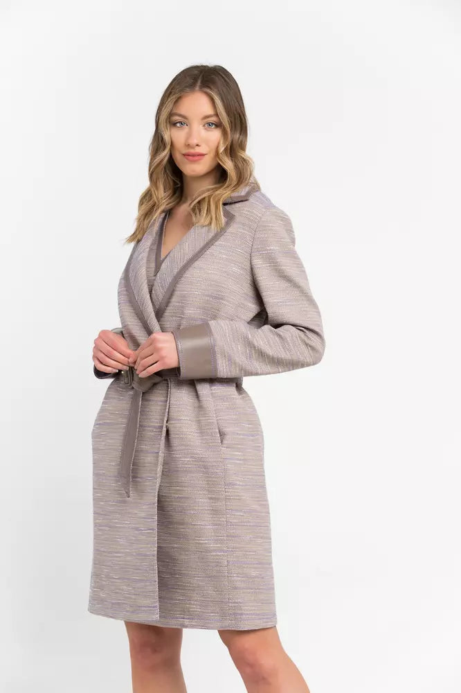 Trussardi Beige Cotton Women Coat - ACCEXO