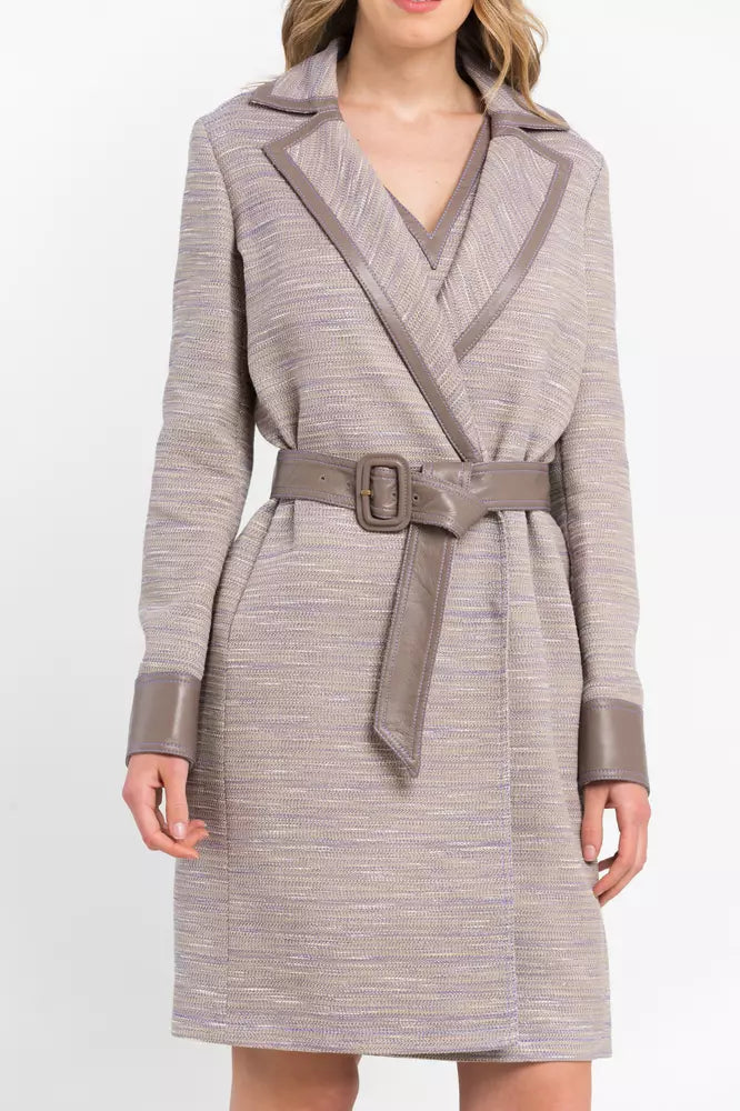 Trussardi Beige Cotton Women Coat - ACCEXO