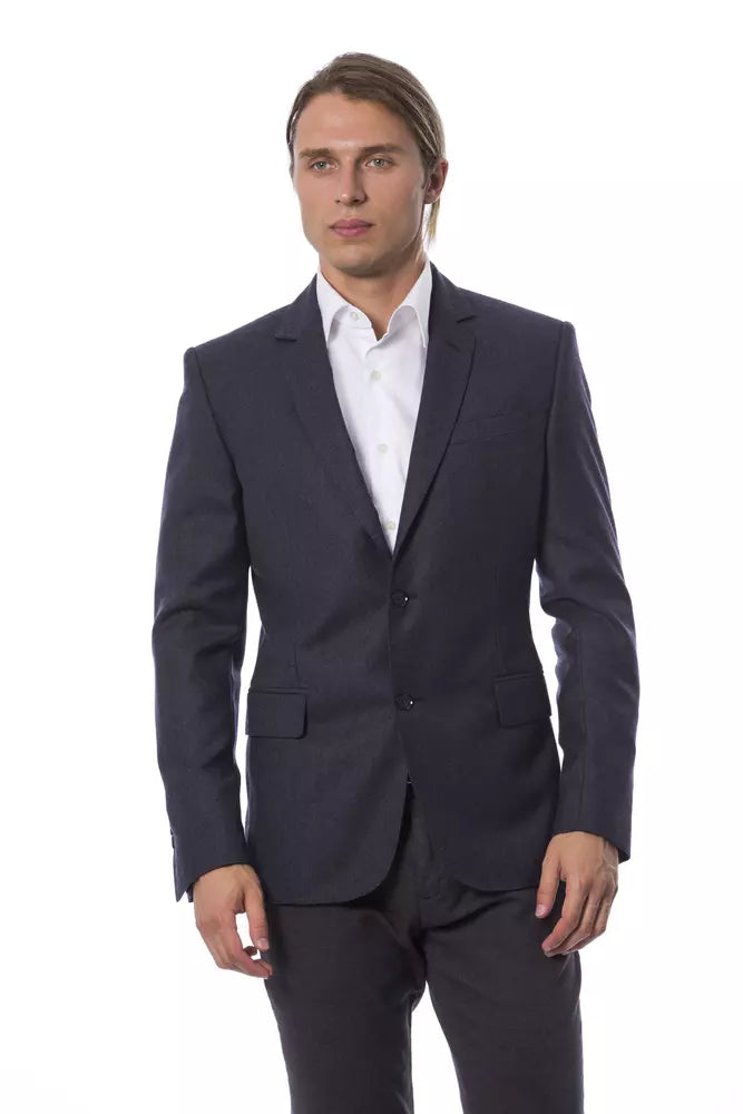 Verri Blue Wool Men Blazer - ACCEXO