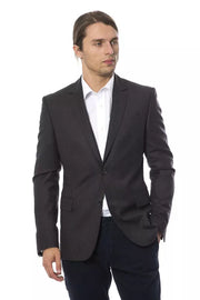 Verri Gray Wool Men Blazer - ACCEXO