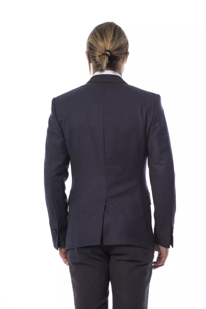 Verri Blue Wool Men Blazer - ACCEXO